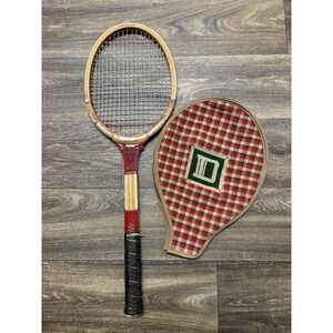 Vintage Seaway Tournament "Clean Ace" wooden tennis racket